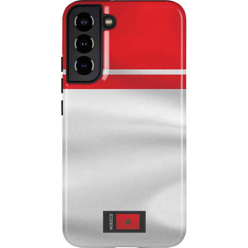 Morocco Soccer Flag Galaxy S22 Plus Pro Case